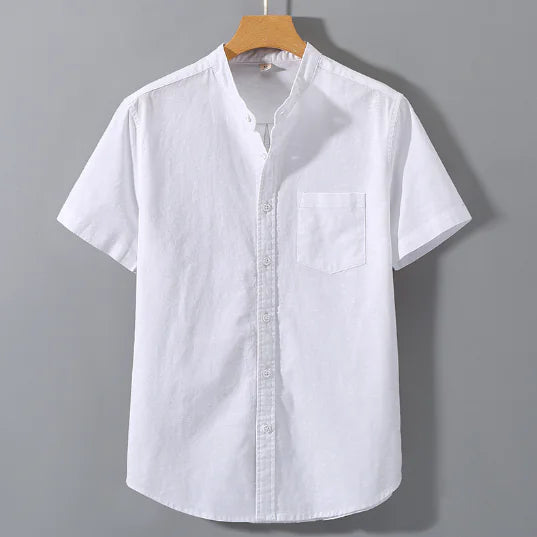 Linen Shirt - Kalahary (Men's Short Sleeve)