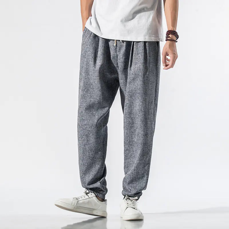 Men's Japanese Linen Beam Pants