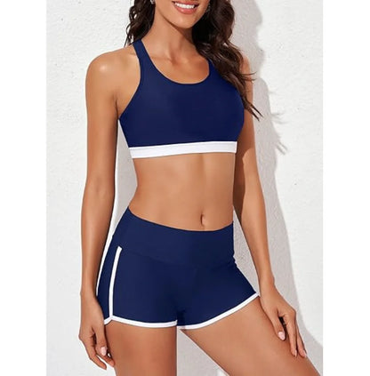 European-Style Split Bikini Swimsuit