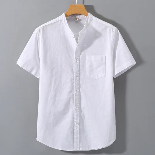 Linen Shirt - Kalahary (Men's Short Sleeve)