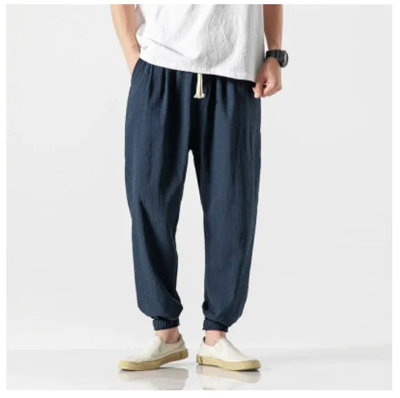 Men's Japanese Linen Beam Pants