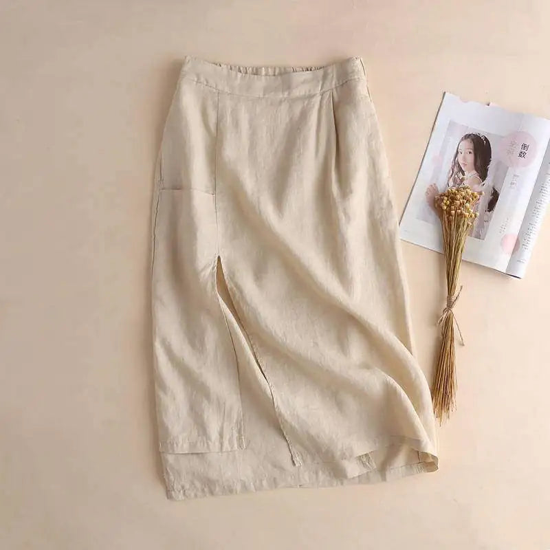 Chic Splice A-line Skirt