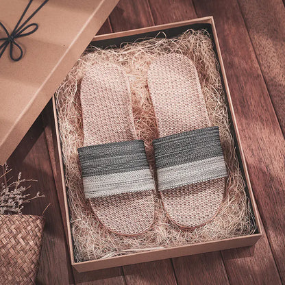 Linen Slippers for Comfortable Home Wear
