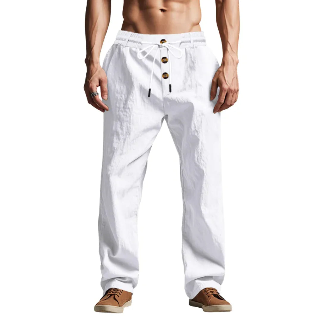 Men's Linen Beach Trousers