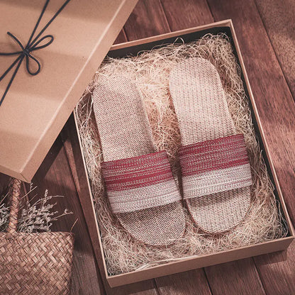 Linen Slippers for Comfortable Home Wear