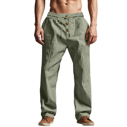 Men's Linen Beach Trousers