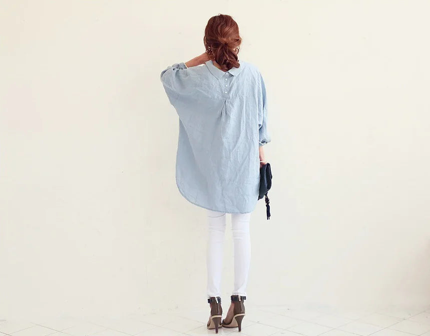 Casual Cotton Elegance Dress