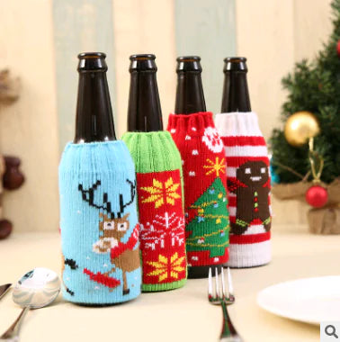 Christmas Wine Bottle Covers