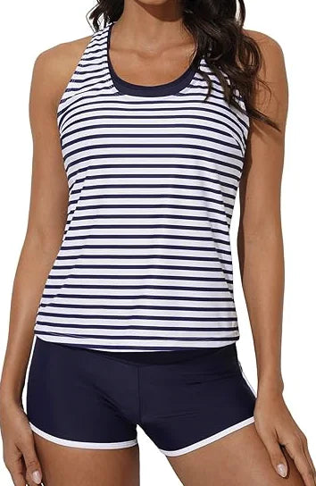 European-Style Split Bikini Swimsuit