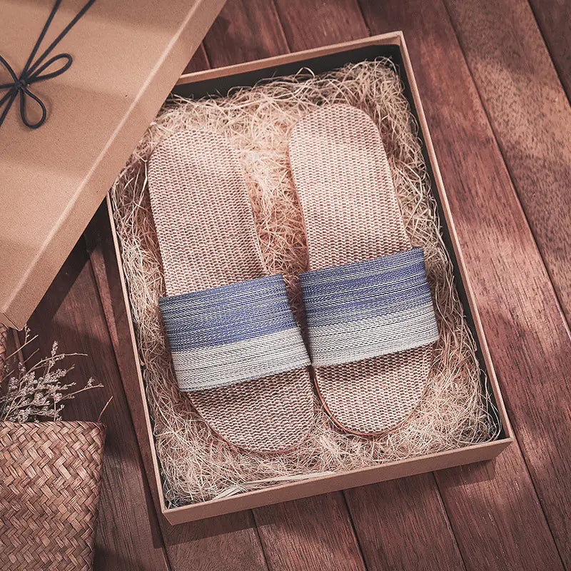 Linen Slippers for Comfortable Home Wear