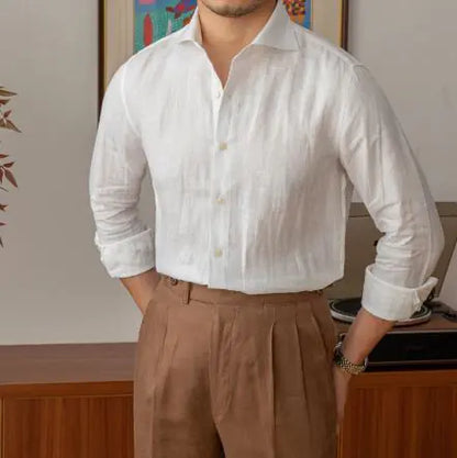 Long Sleeve Shirt - Breathable Linen