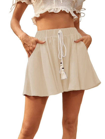 Summer Breeze Cotton Linen Shorts