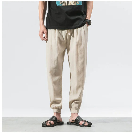 Men's Japanese Linen Beam Pants