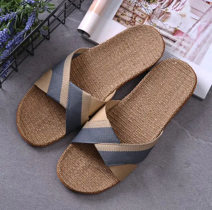 Non-Slip Home Linen Slippers