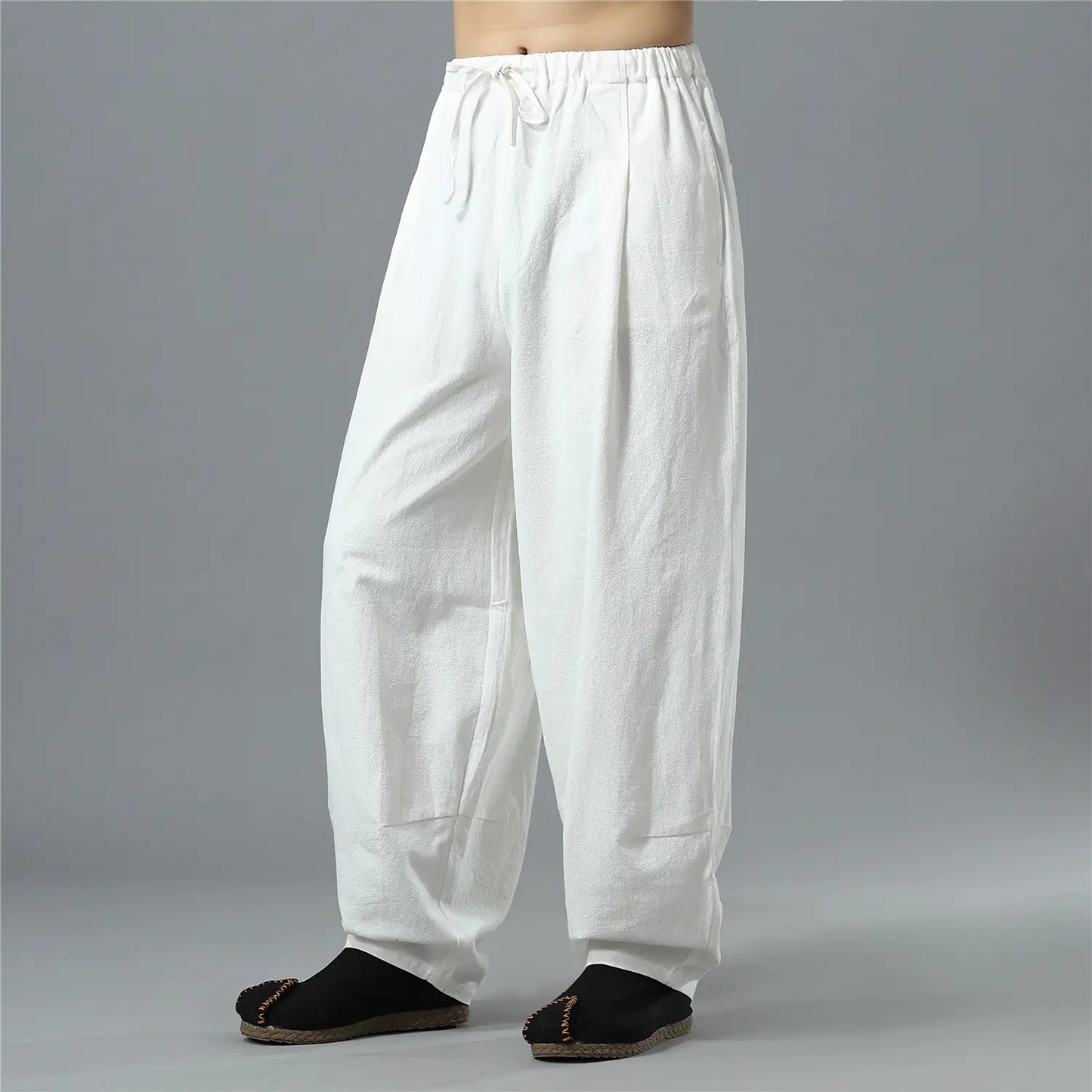 Autumn Comfort Linen Cotton Pants