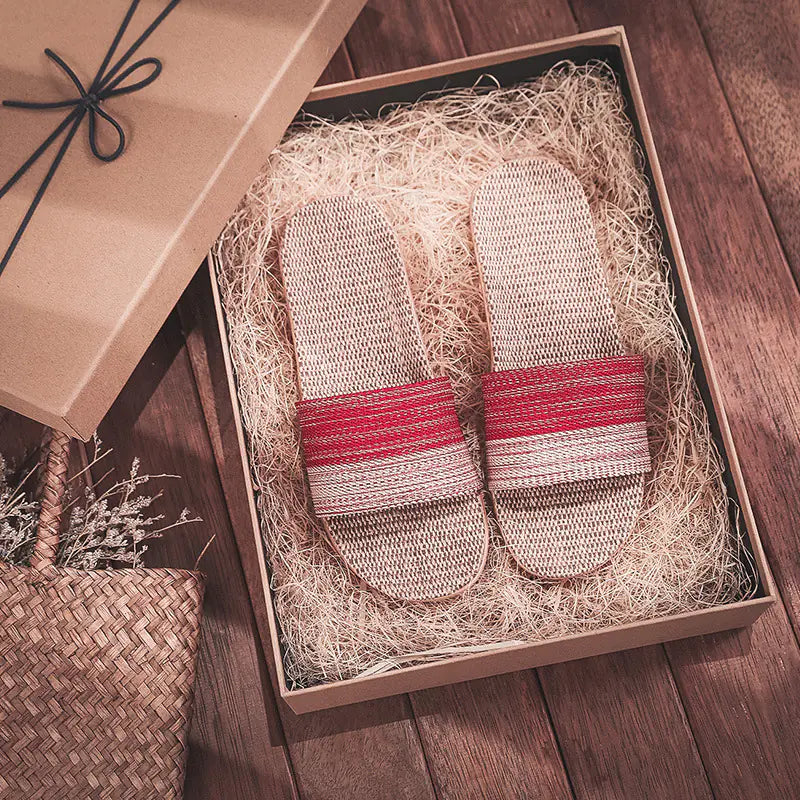 Linen Slippers for Comfortable Home Wear