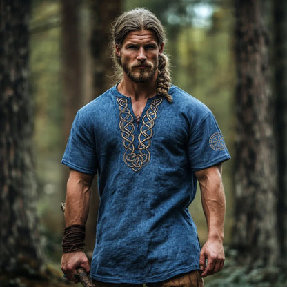 Men's Summer Linen 3D T-Shirt