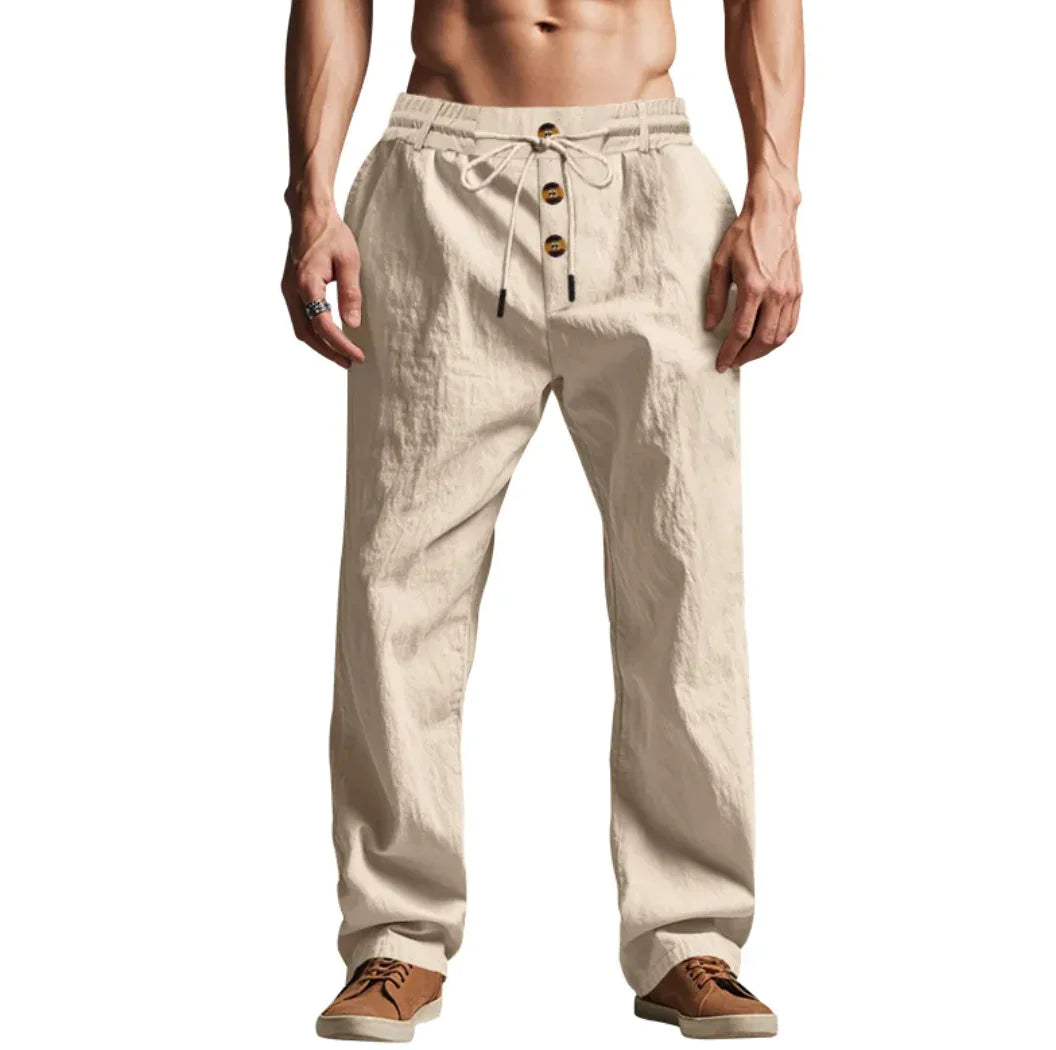 Men's Linen Beach Trousers