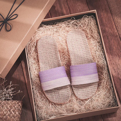 Linen Slippers for Comfortable Home Wear
