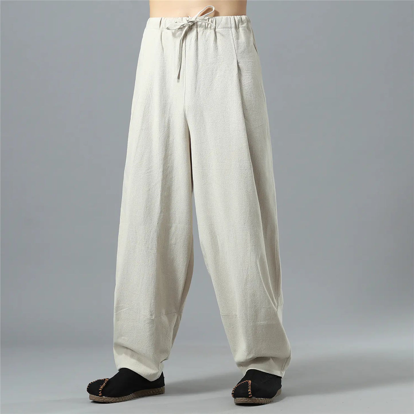 Autumn Comfort Linen Cotton Pants