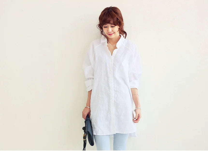 Casual Cotton Elegance Dress