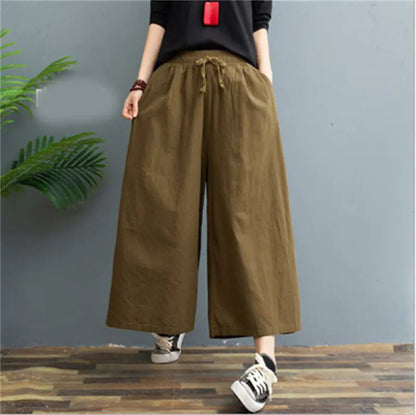 Casual Loose Linen Leggings for Women