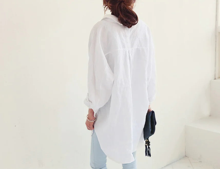 Casual Cotton Elegance Dress