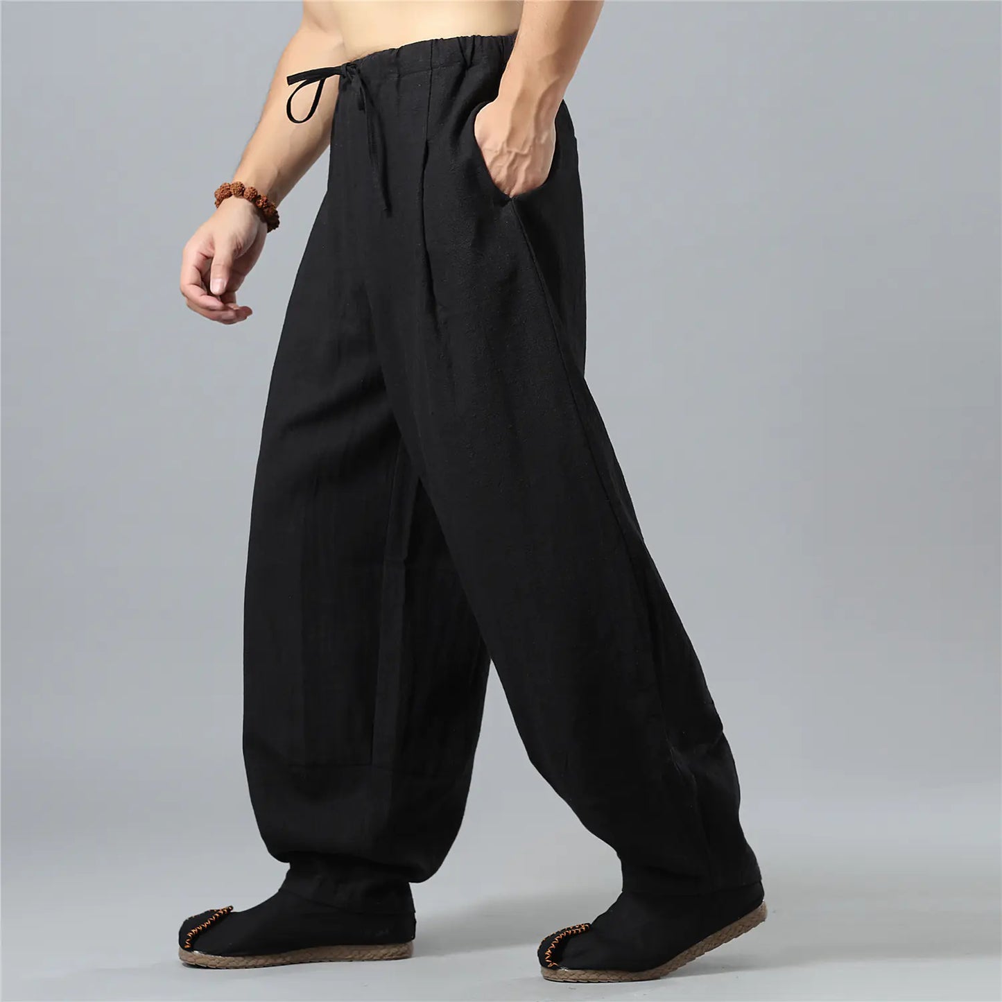 Autumn Comfort Linen Cotton Pants