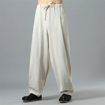 Autumn Comfort Linen Cotton Pants