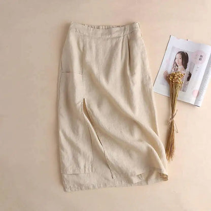 Chic Splice A-line Skirt