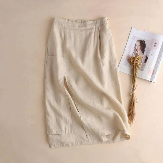 Chic Splice A-line Skirt