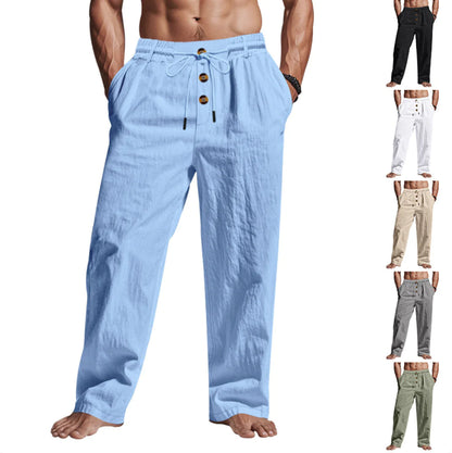 Men's Linen Beach Trousers