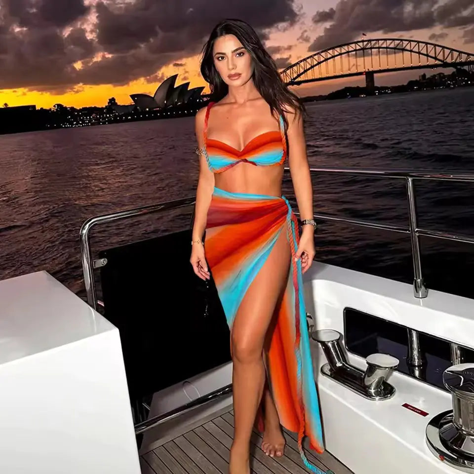 Braided Bikini 3-Piece Set