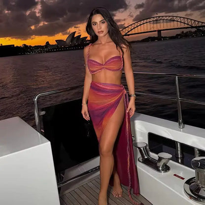 Braided Bikini 3-Piece Set