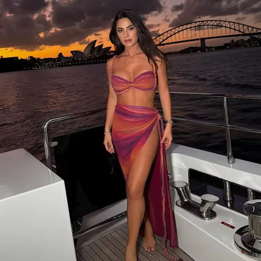 Braided Bikini 3-Piece Set