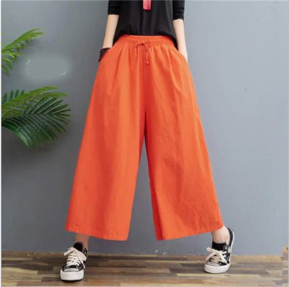 Casual Loose Linen Leggings for Women