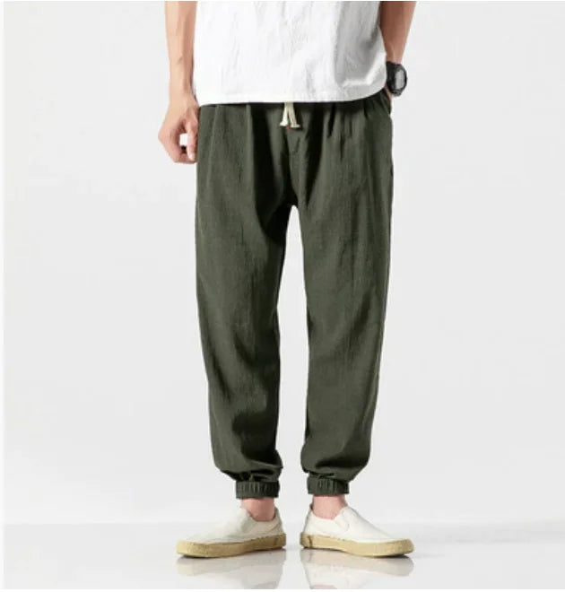 Men's Japanese Linen Beam Pants