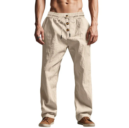 Men's Linen Beach Trousers