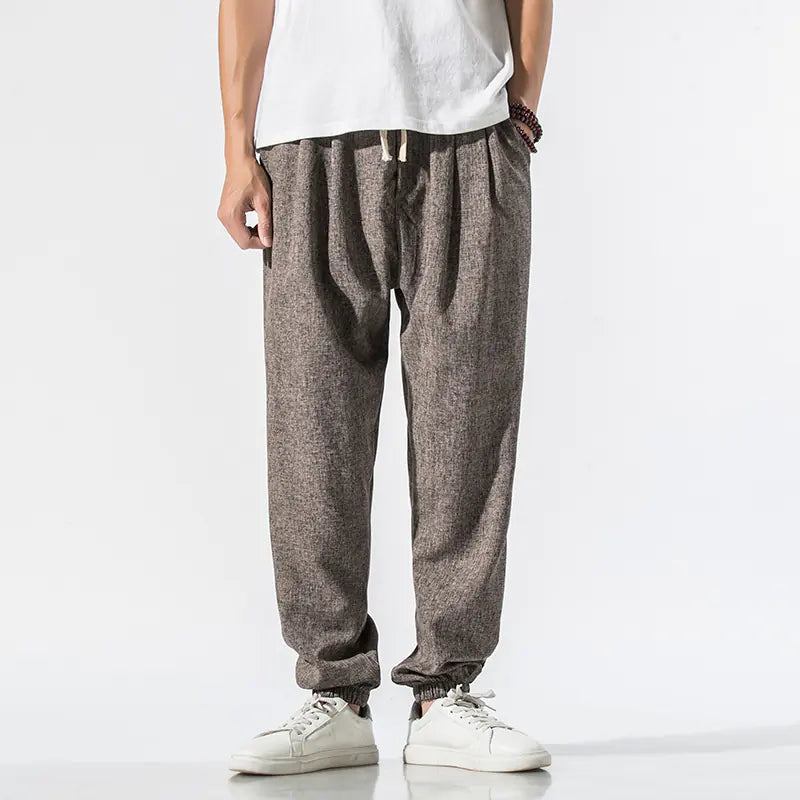 Men's Japanese Linen Beam Pants