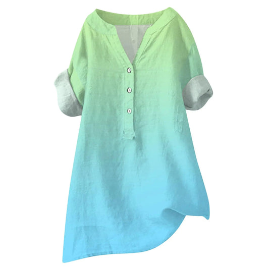 LinenStyle Women's 3/4 Sleeve Shirt