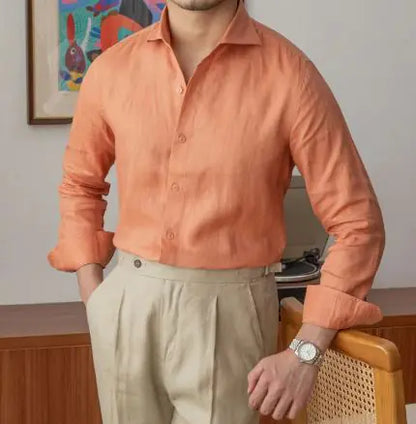 Long Sleeve Shirt - Breathable Linen