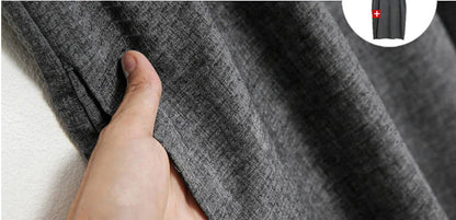 Chic Cotton-Linen Blend Dress