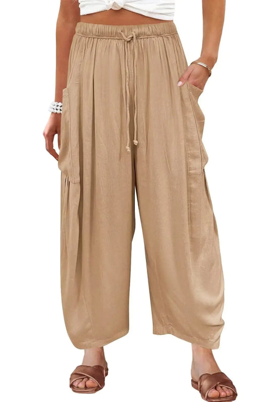 ComfyLuxe Linen Wide-Leg Pants